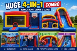 4-in-1 obstacle course